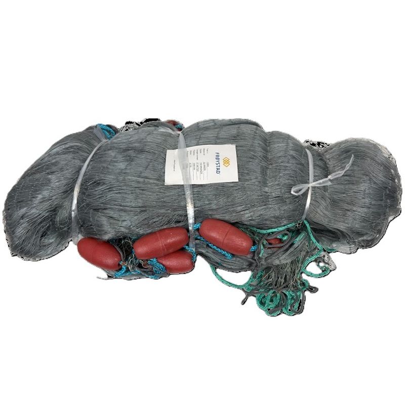 Mackerel gillnet 1.5x4 27m / 100 32mm grey rigged, floating